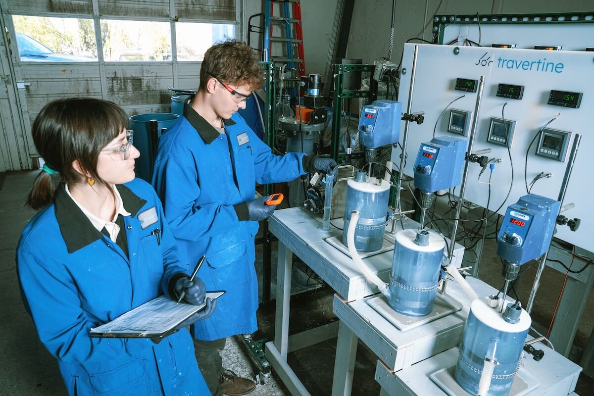 Travertine employees quality assurance