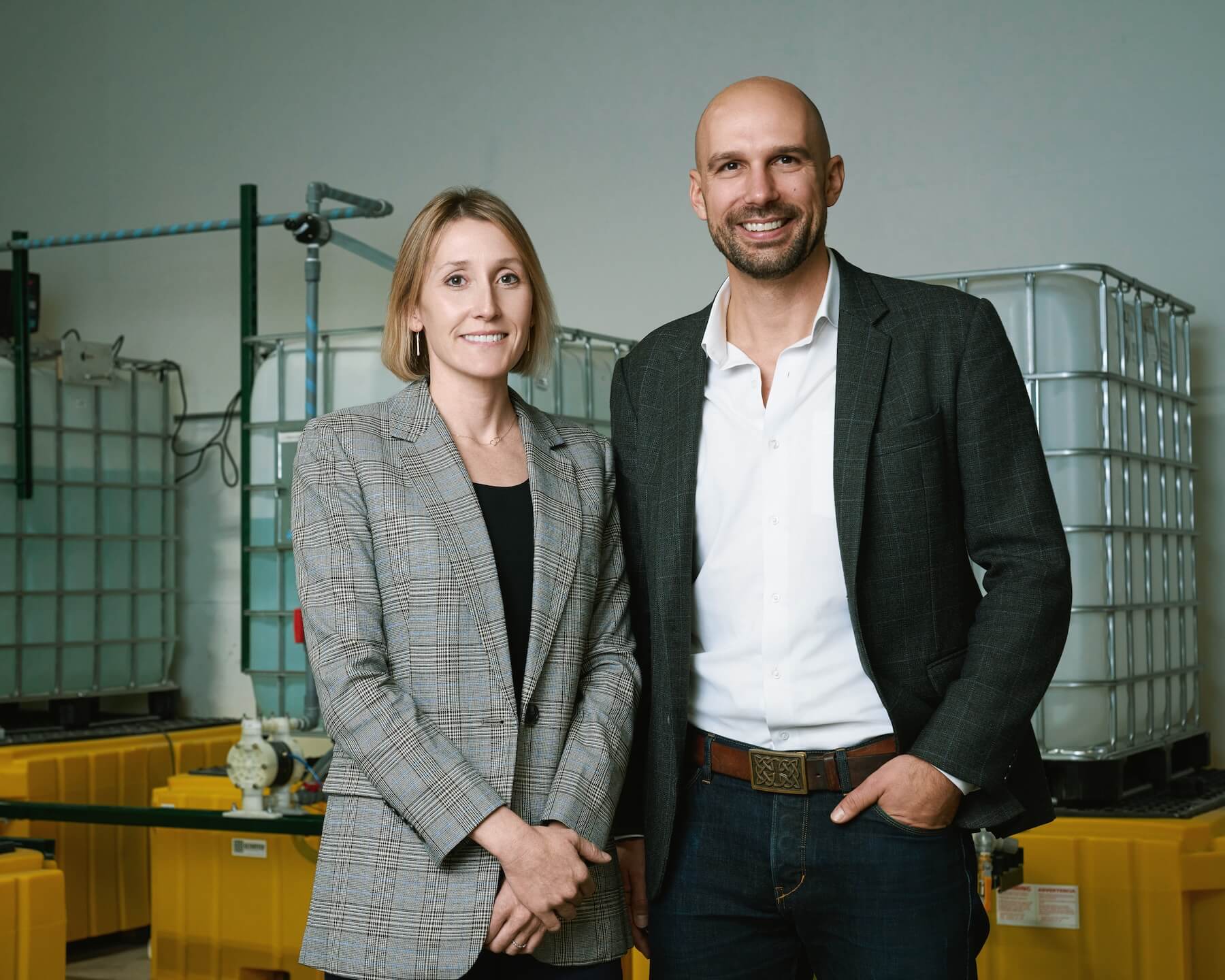 Dr. Laura Lammers and Owen Cadwalader