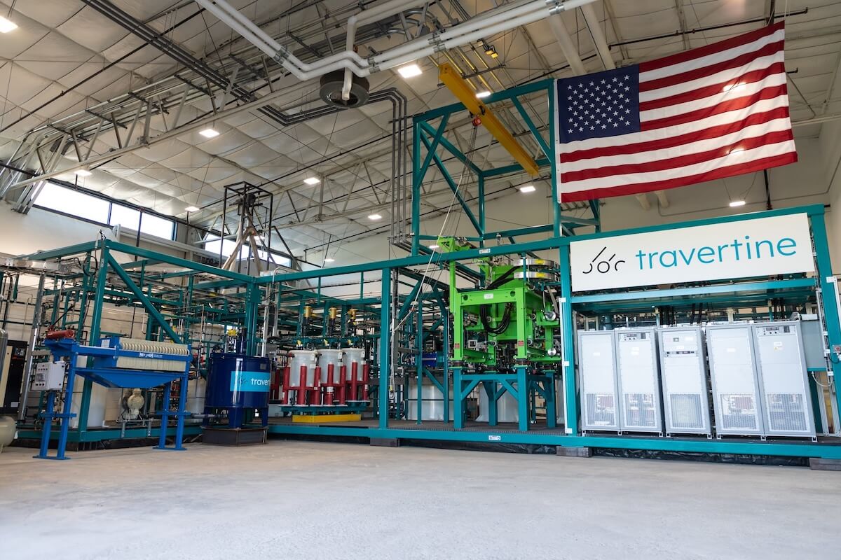 Travertine Demonstration Plant