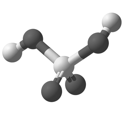 Sulfuric Acid Molecular 3D Illustration