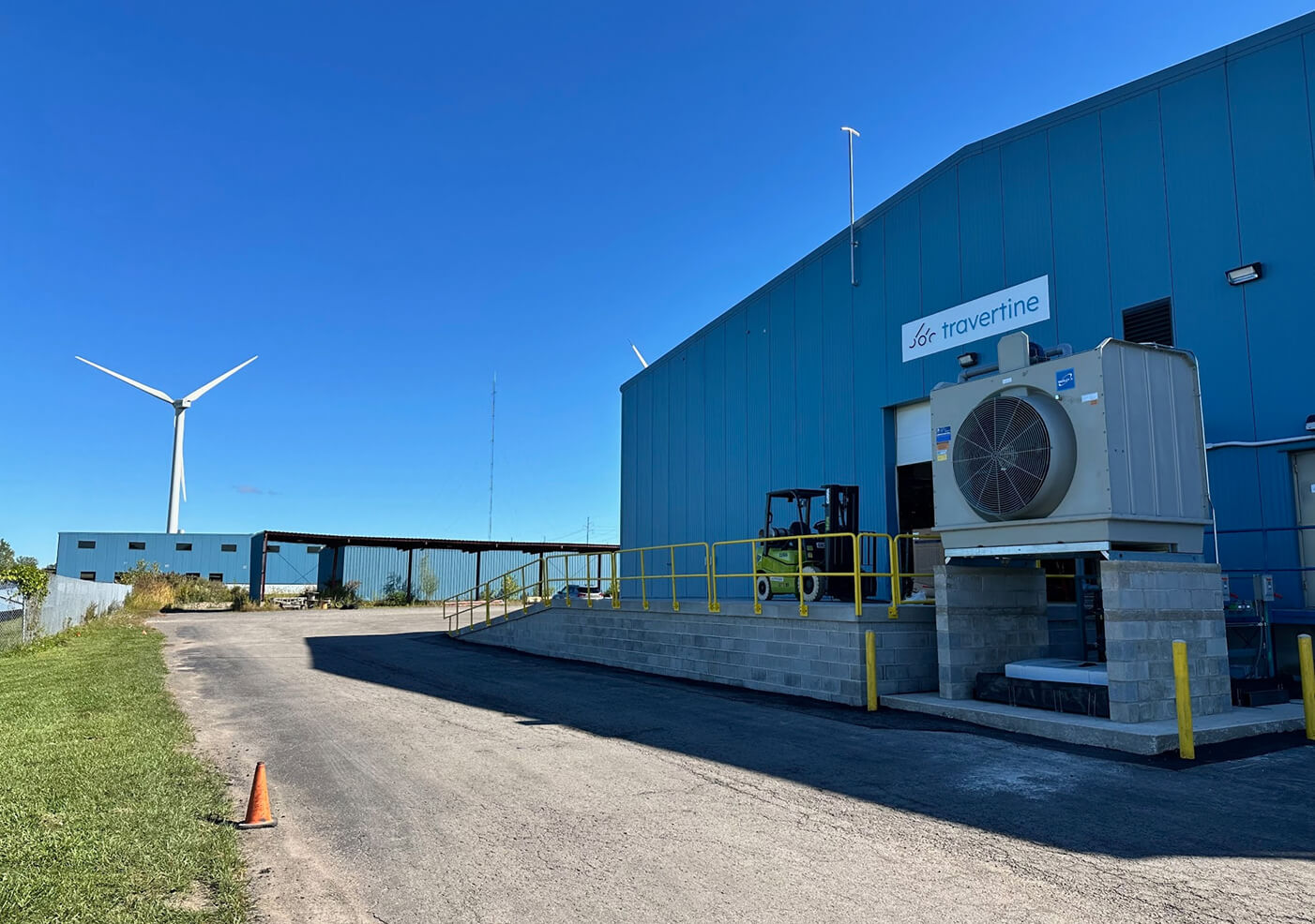 Travertine Demonstration Site in Ontario, Wayne County